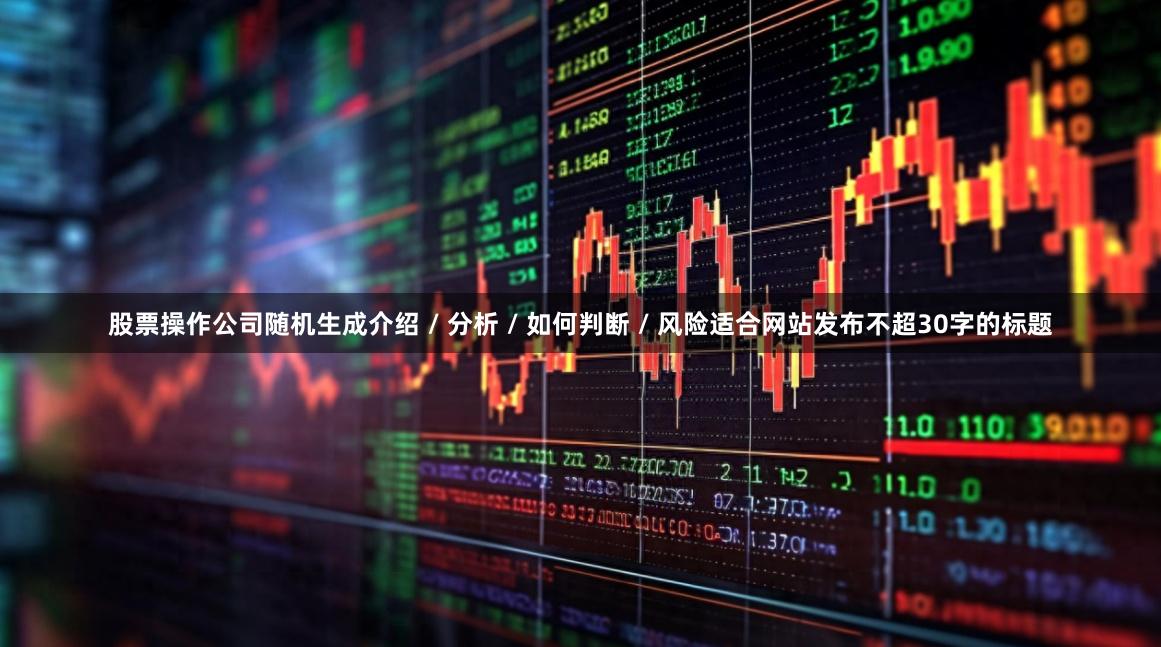 股票操作公司随机生成介绍 / 分析 / 如何判断 / 风险适合网站发布不超30字的标题